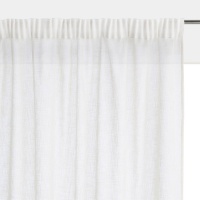 Занавеска С эффектом льна с затемненной тесьмой Nyong 180 x 140 см белый LA REDOUTE INTERIEURS  фото, kupilegko.ru